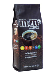 White Coffee vista frontal del empaque mostrando sabor M&M's y aroma tentador