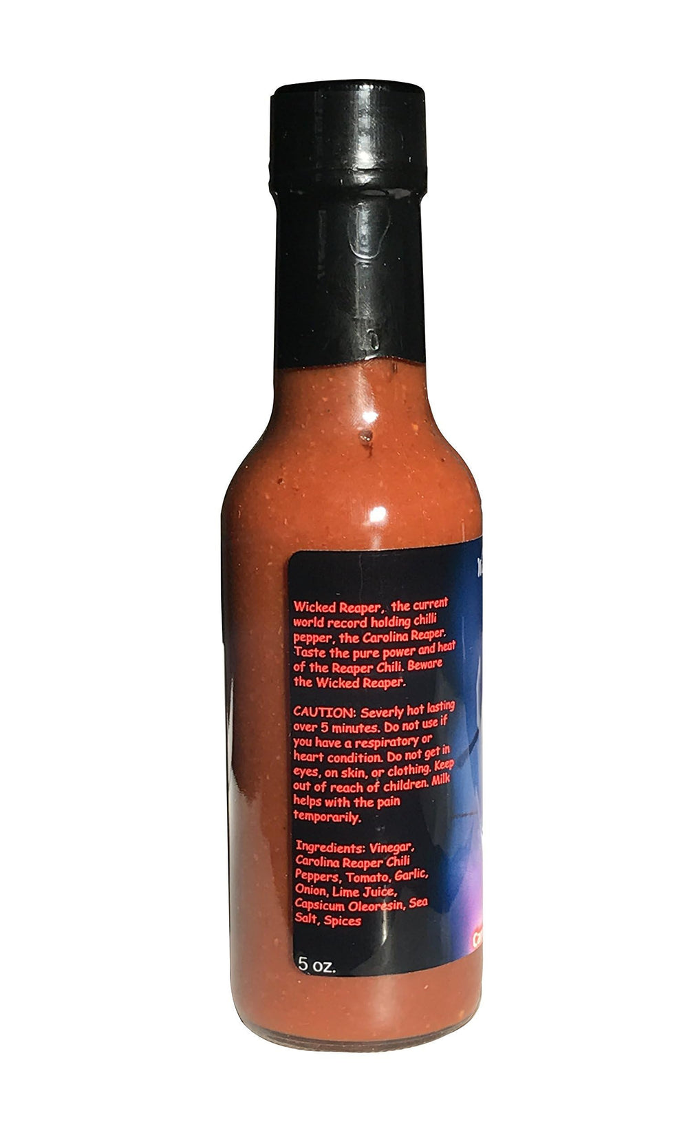 Wicked Reaper vertiendo salsa en alitas para aumentar sabor y calor