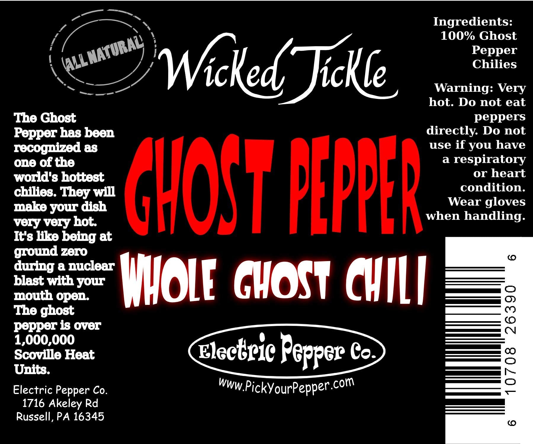 Wicked Tickle varias vainas en bol rústico listos para cocinar y moler