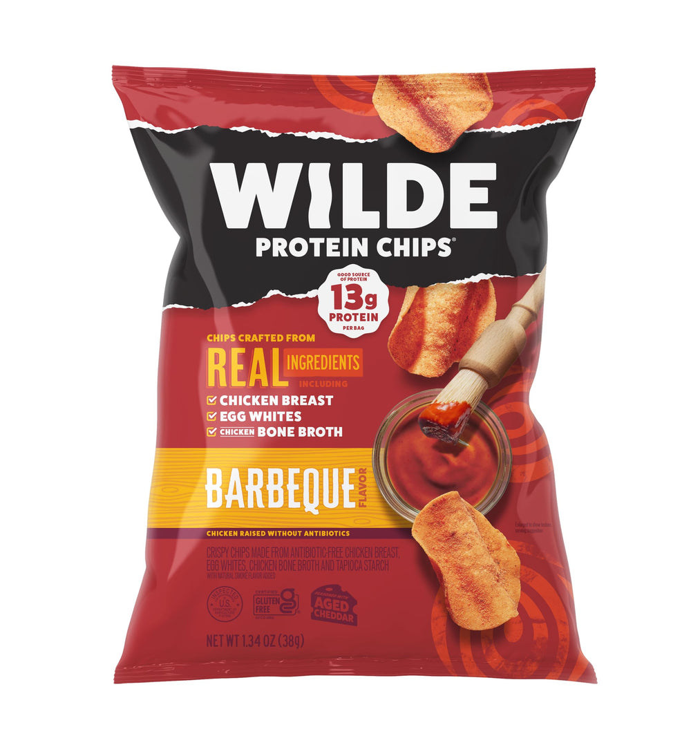 Wilde chips paquete delantero mostrando diseño y conveniencia