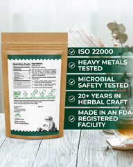 WILDFIELD HERBS hojas secas de artemisa mostrando calidad pura