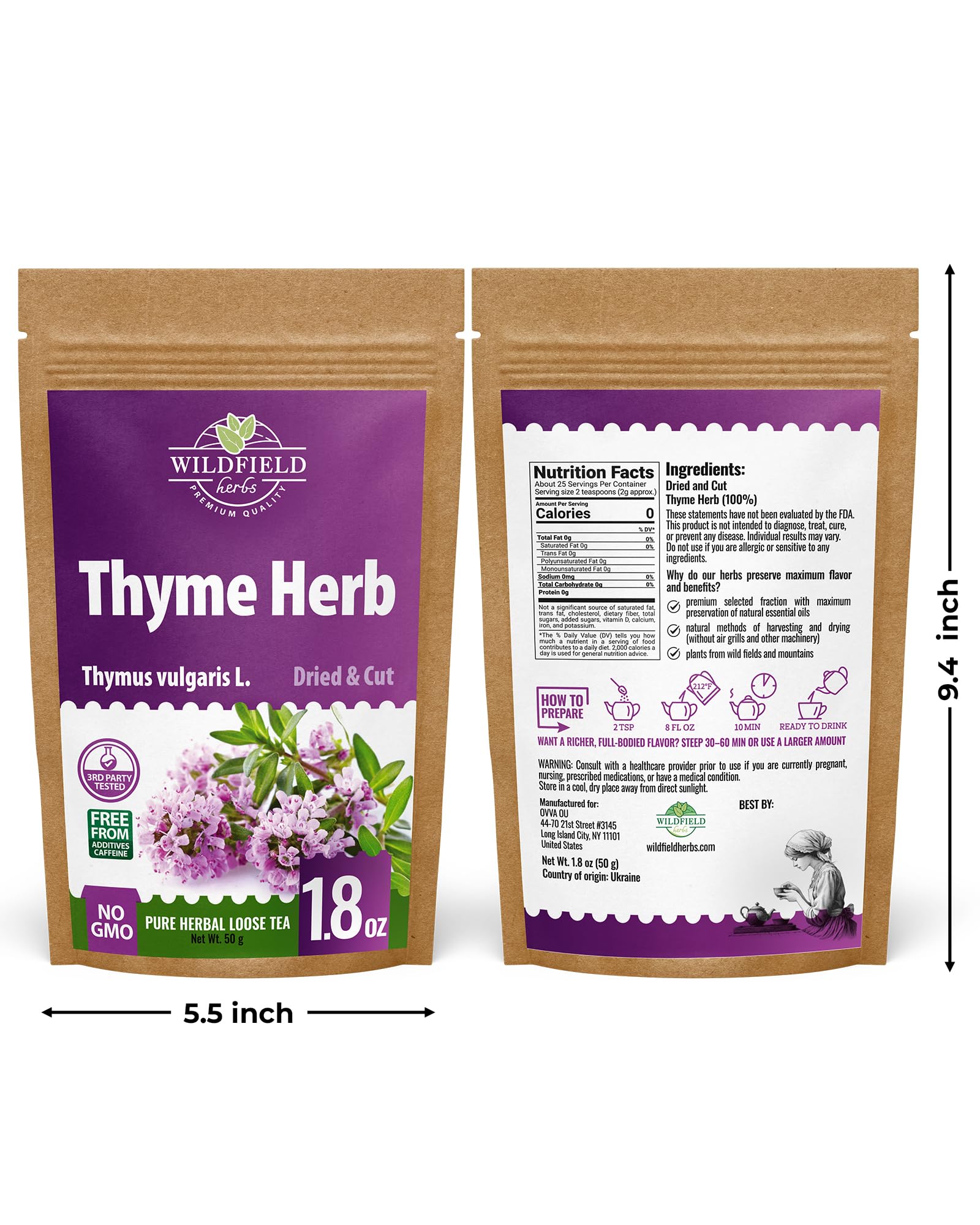 WILDFIELD HERBS montoncito de corteza seca listA para infusionar