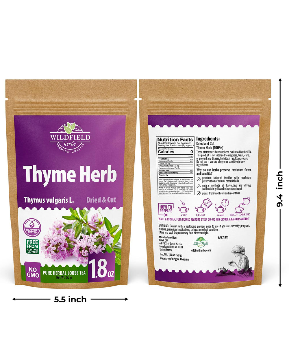 WILDFIELD HERBS montoncito de corteza seca listA para infusionar