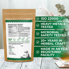 WILDFIELD HERBS taza de infusión preparada con barba de maíz en uso