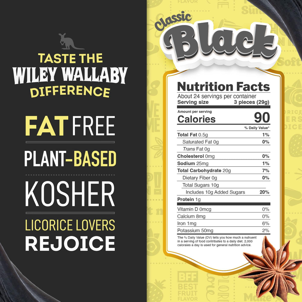 WILEY WALLABY cierre resellable abierto, beneficio de mantener frescura