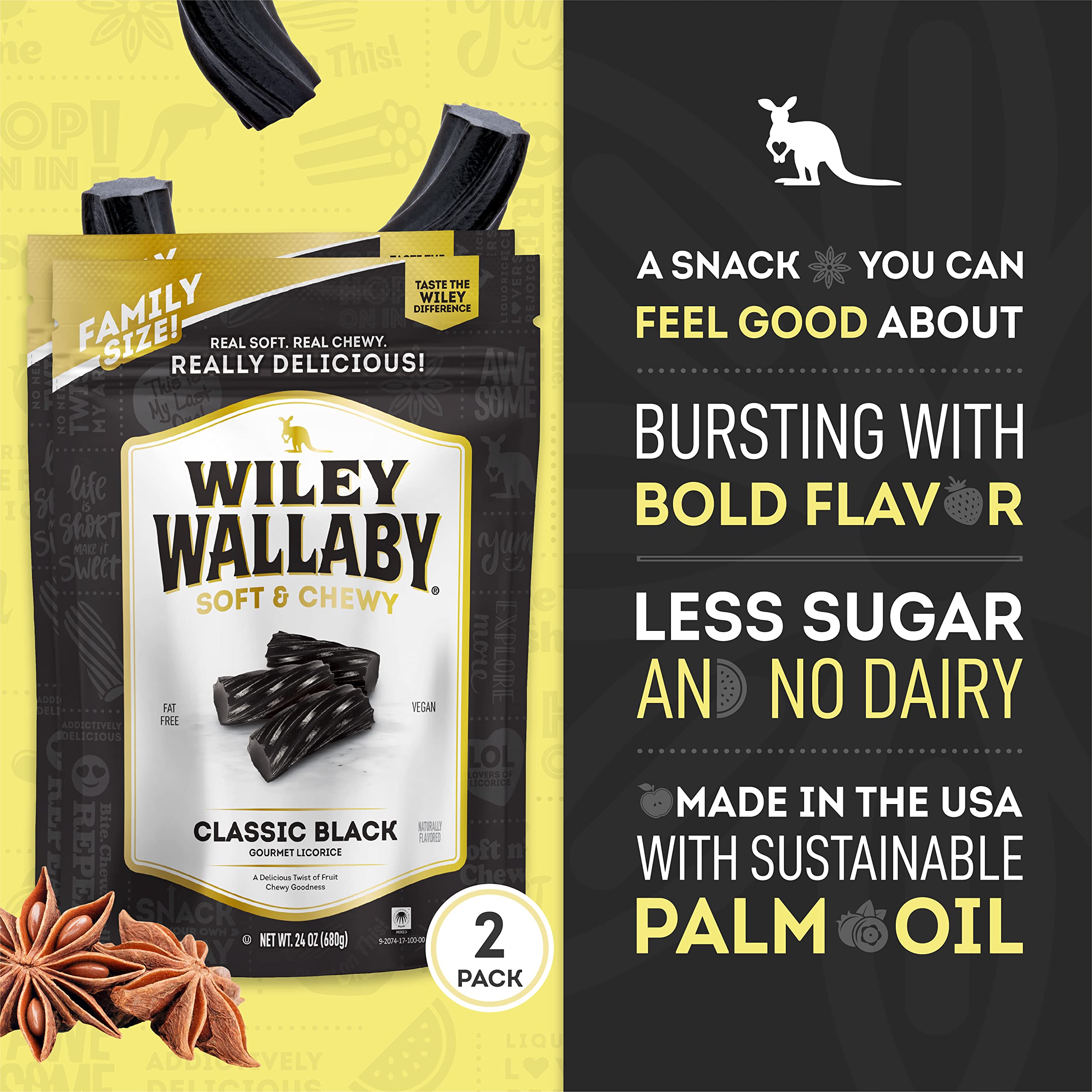 WILEY WALLABY bolsa en mano para comparar escala y facilitar transporte
