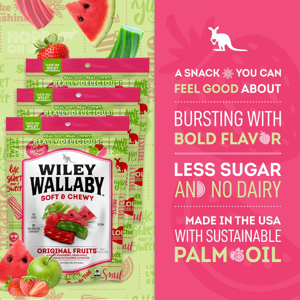 WILEY WALLABY piezas frutales en plato, beneficio: presentación para servir en reuniones