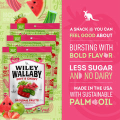 WILEY WALLABY piezas frutales en plato, beneficio: presentación para servir en reuniones