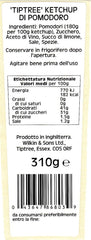 WILKIN & SONS etiqueta en primer plano mostrando información y beneficios
