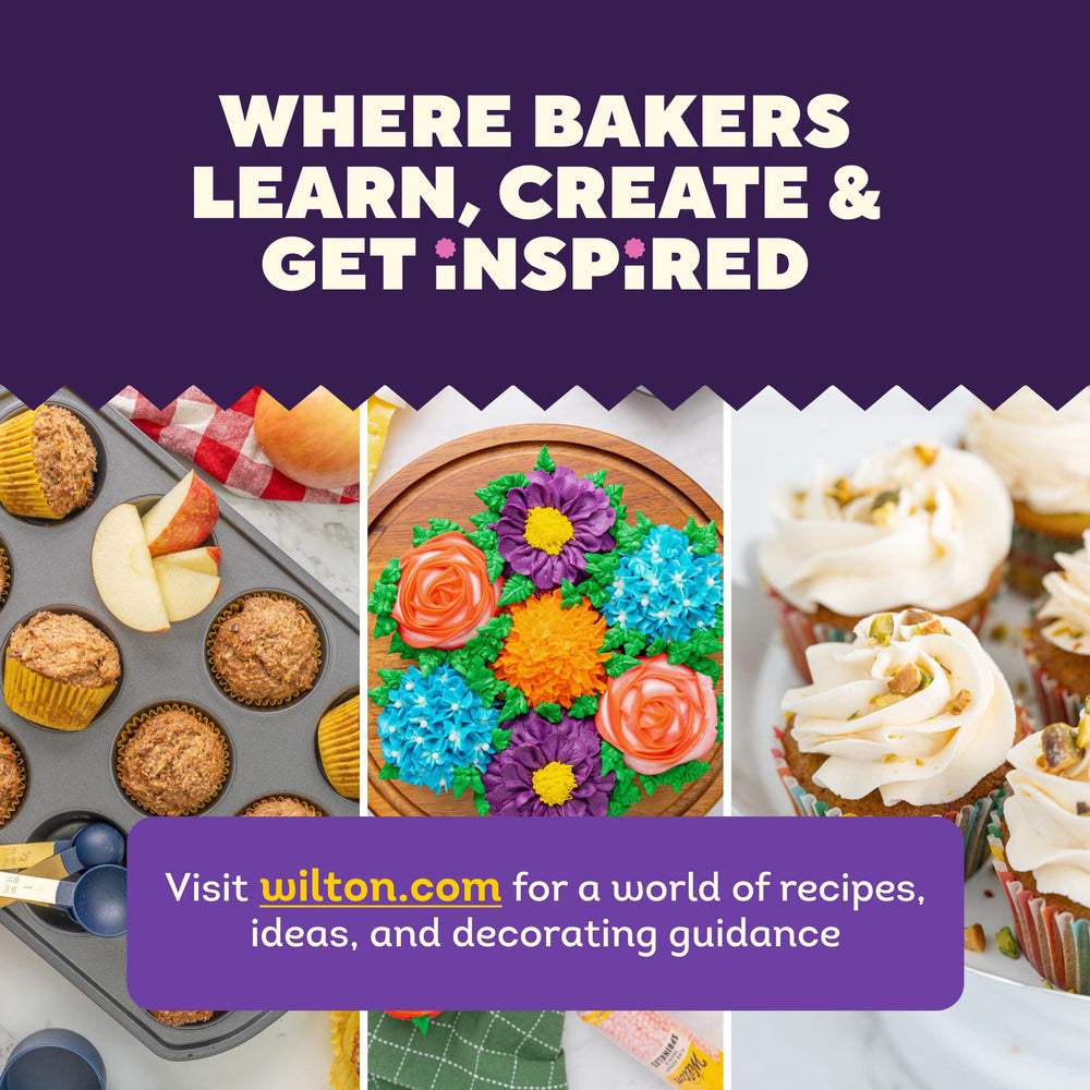 Wilton ambiente festivo con cupcakes coloreados inspirando ideas de fiesta