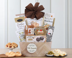 Wine Country Gift Baskets biscotti y brownie mostrando textura reconfortante