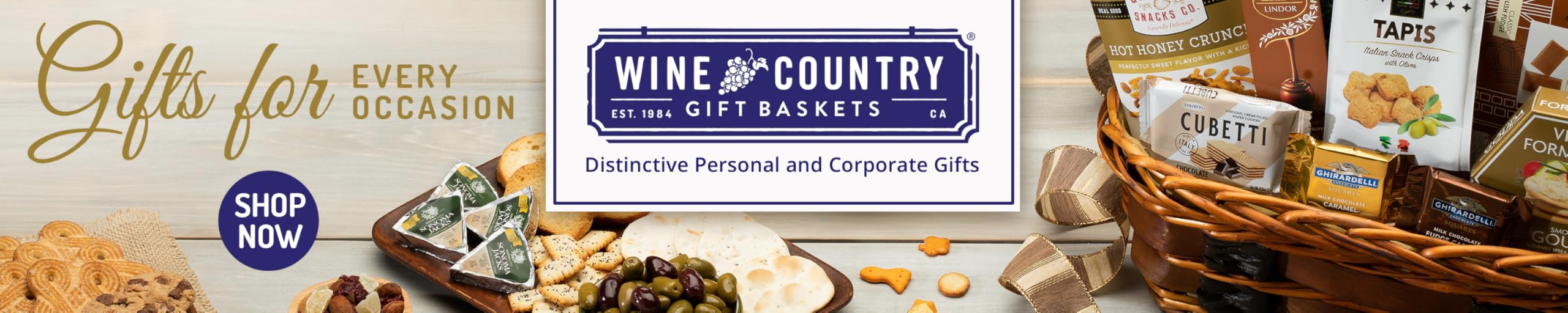 Wine Country Gift Baskets etiquetas y arreglo presentable que realzan la experiencia de regalo