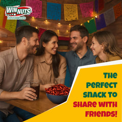 WINNUTS bolsa en mano para comparar tamaño y porción práctica