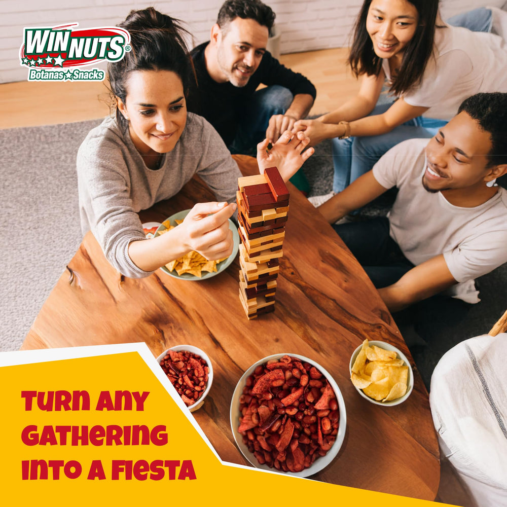 WINNUTS etiqueta con ingredientes naturales y calidad visible