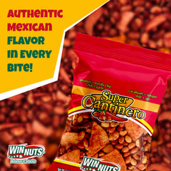 WINNUTS primer plano de cacahuates crujientes resaltando textura