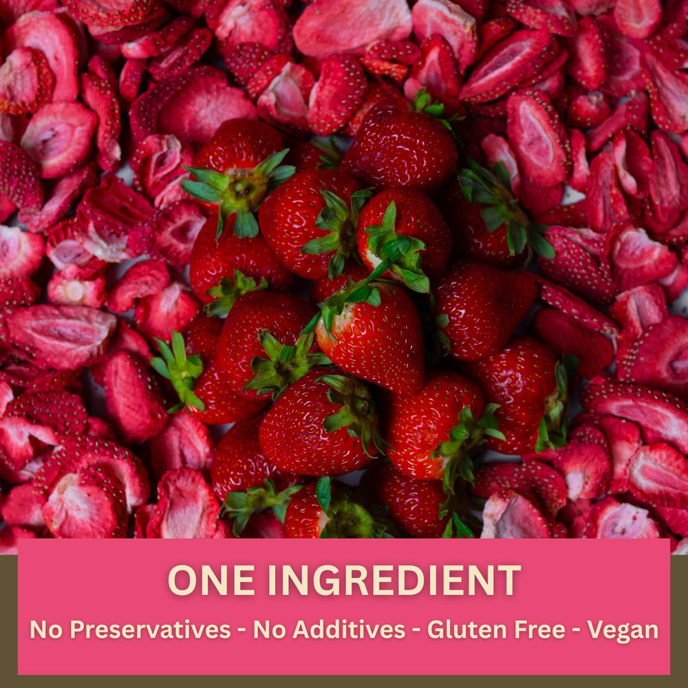 wise harvest fresas sobre cereal y yogur sumando sabor natural