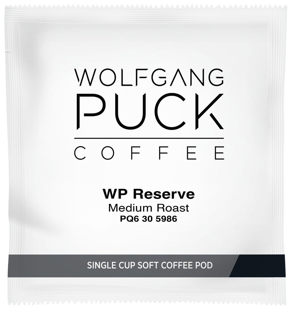 Wolfgang Puck comparación de tamaño con taza para visualizar porción de 9.5 g