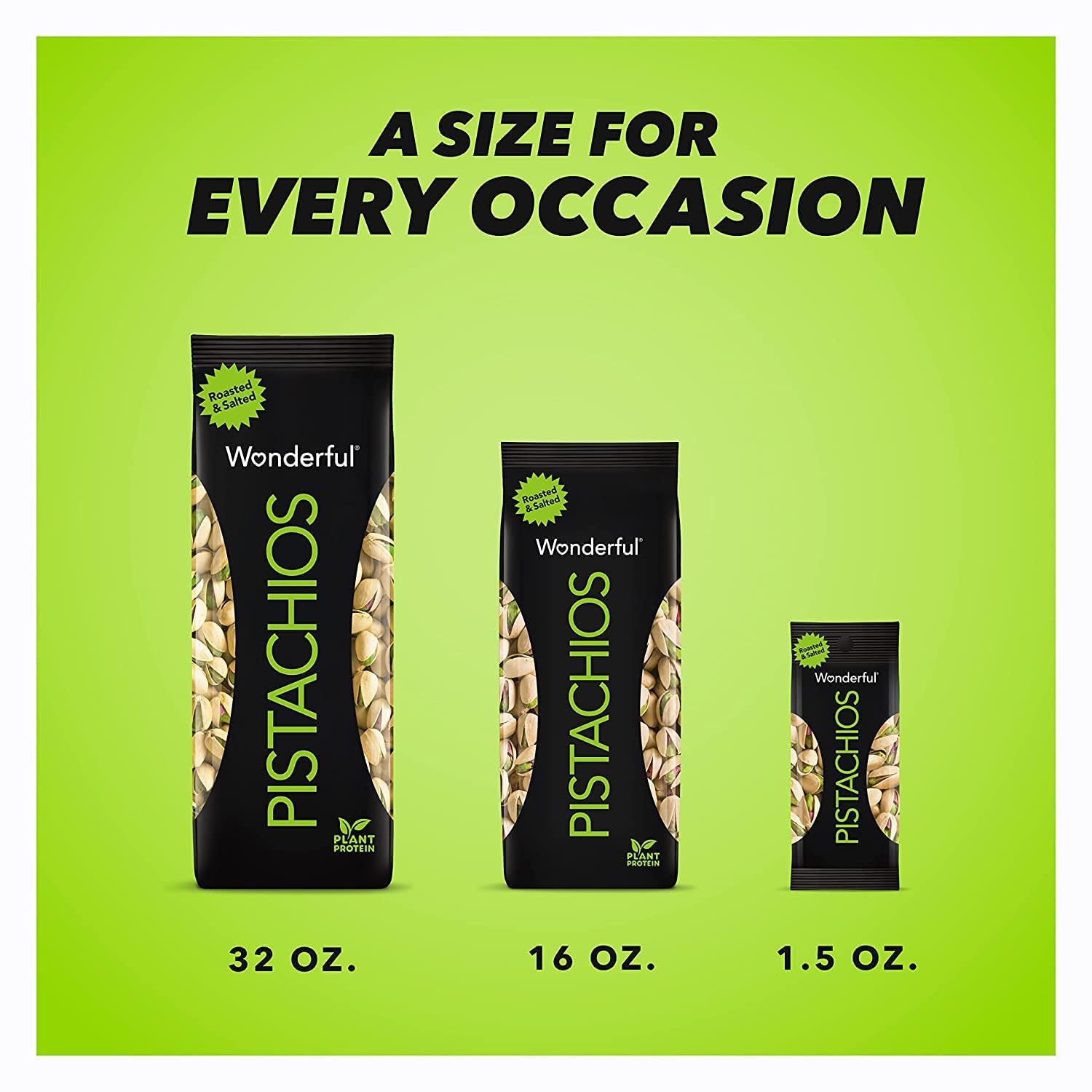 Wonderful Pistachios en mesa de picnic, snack práctico para compartir