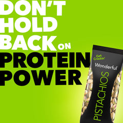 Wonderful Pistachios textura tostada y color natural, aporta crocancia en bocados