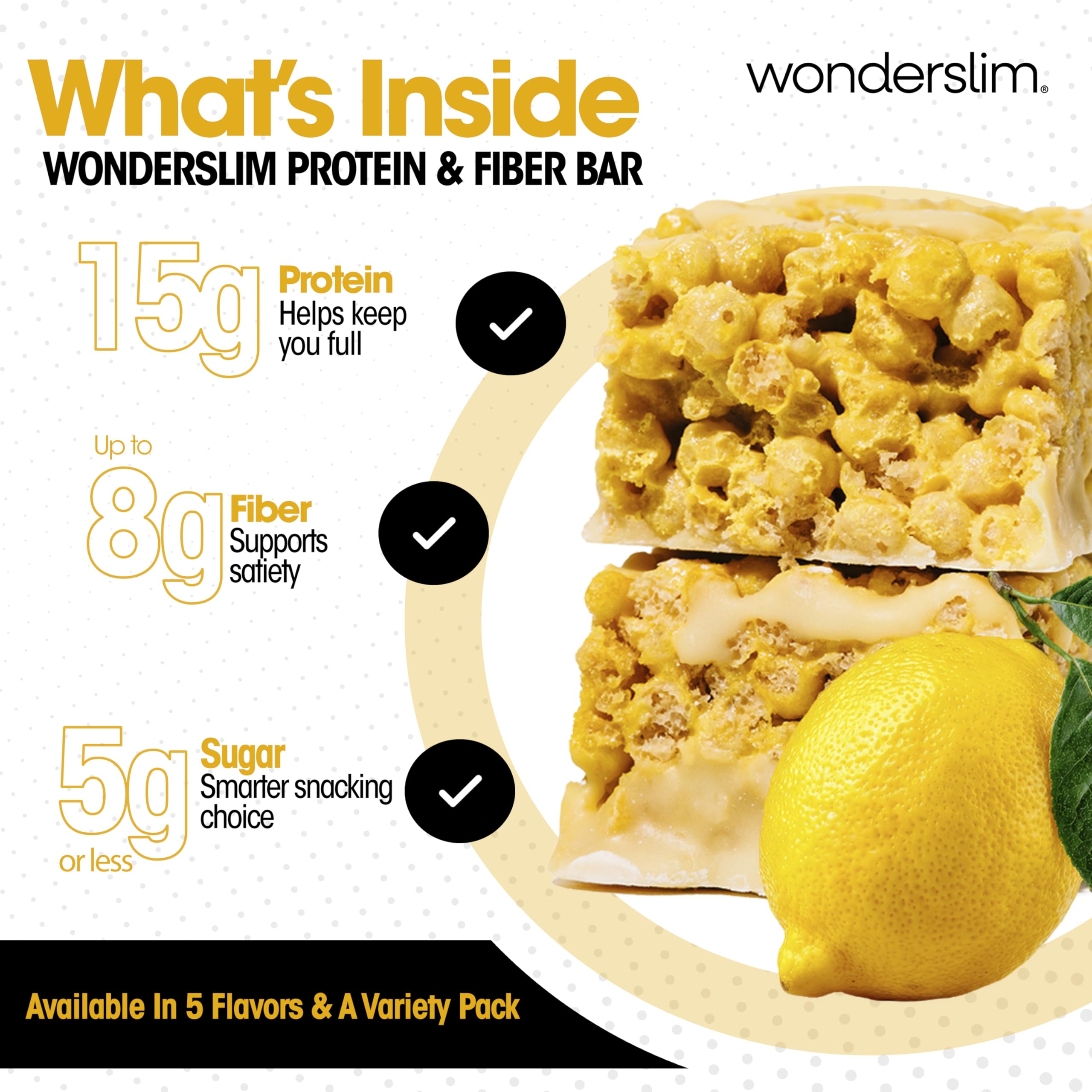 Wonderslim barrita en mano para comparar tamaño y porción práctica