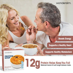 WonderSlim textura de la sopa en cuenco, aspecto abundante y saciante