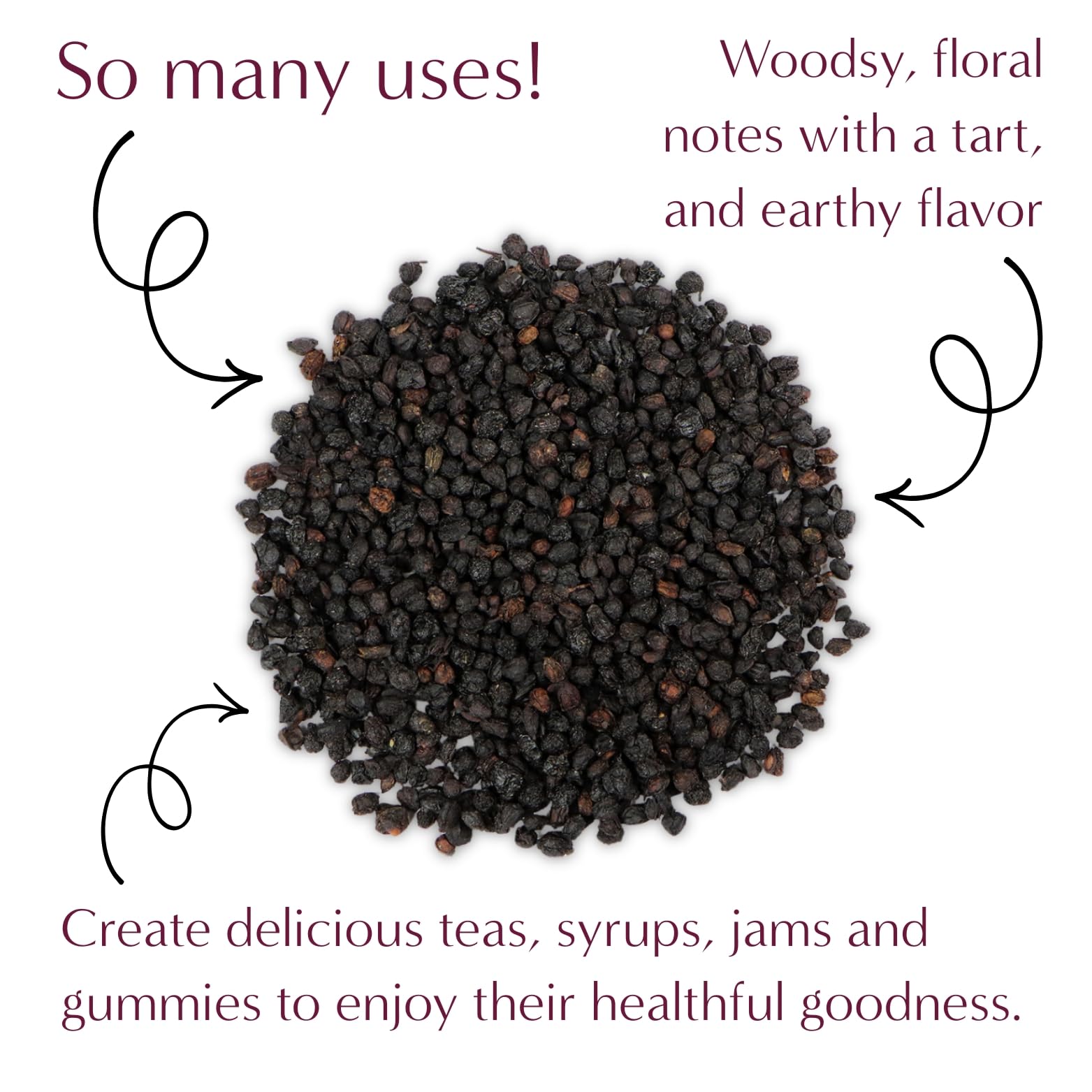 Worldwide Botanicals bayas en olla cocinándose para jarabe casero aromático