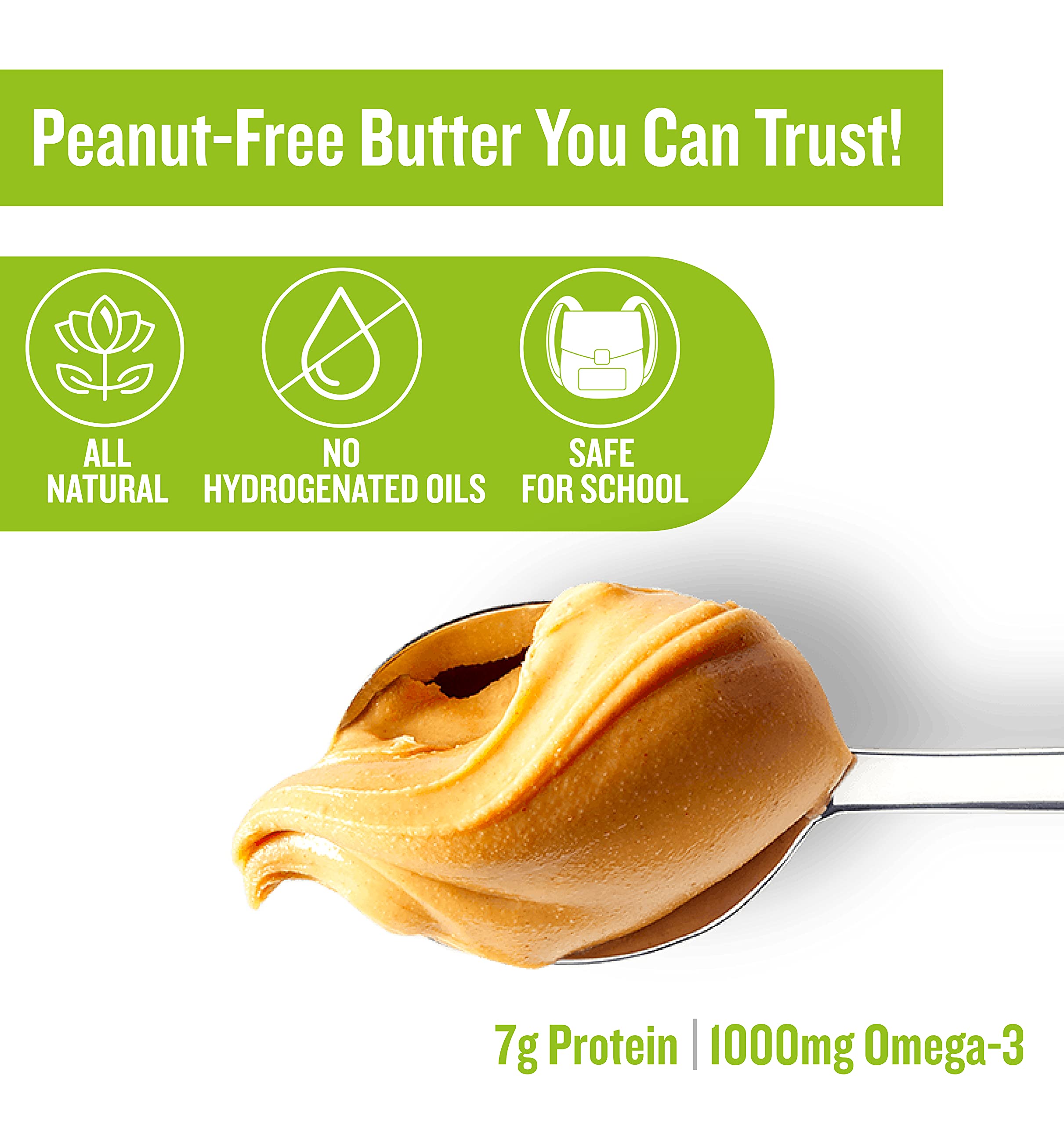 Etiqueta de ingredientes WOWBUTTER destacando soy whole y sin aditivos