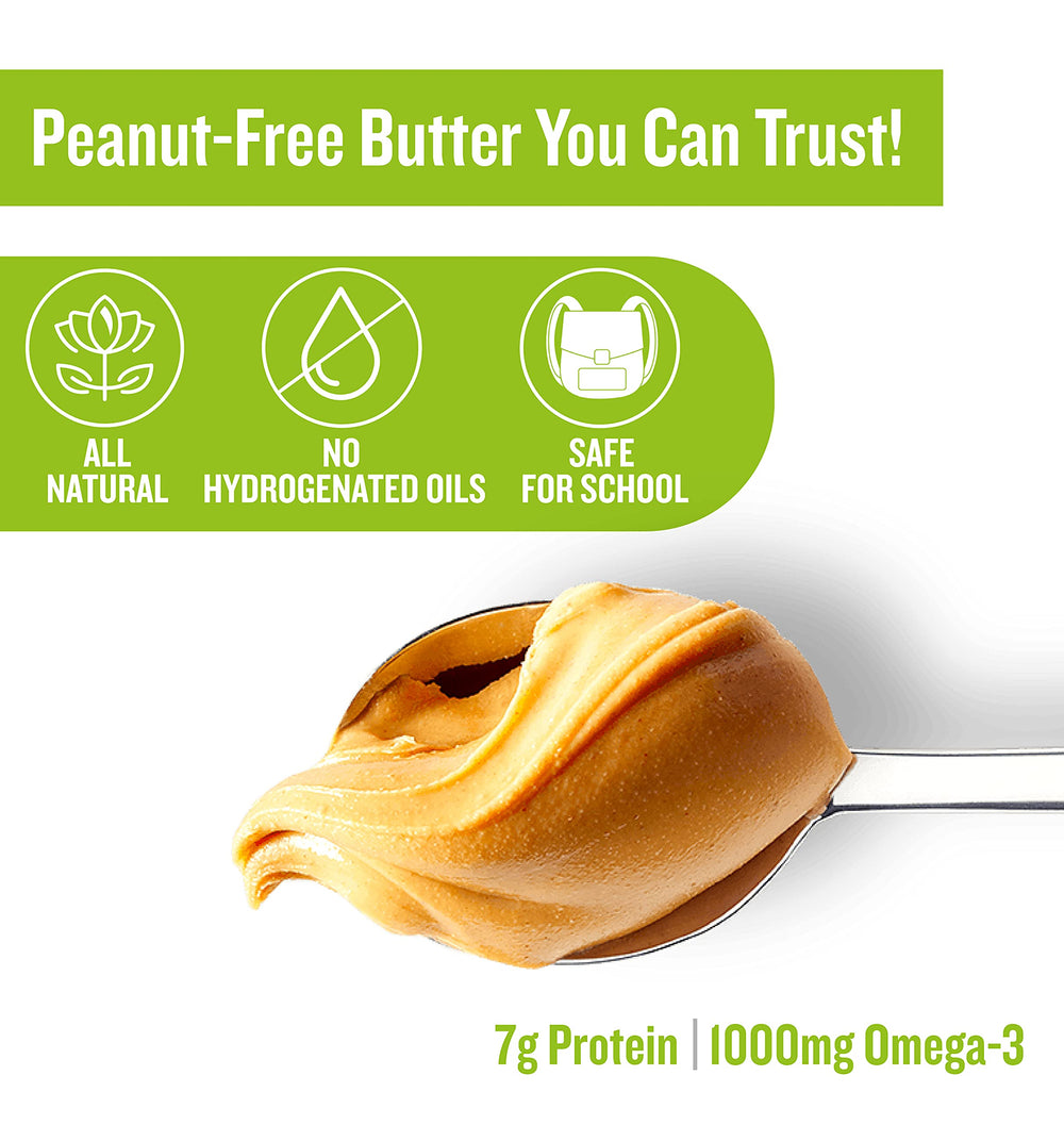 Etiqueta de ingredientes WOWBUTTER destacando soy whole y sin aditivos