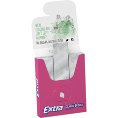 WRIGLEY'S EXTRA los 20 paquetes alineados resaltando la cantidad total de 300 piezas