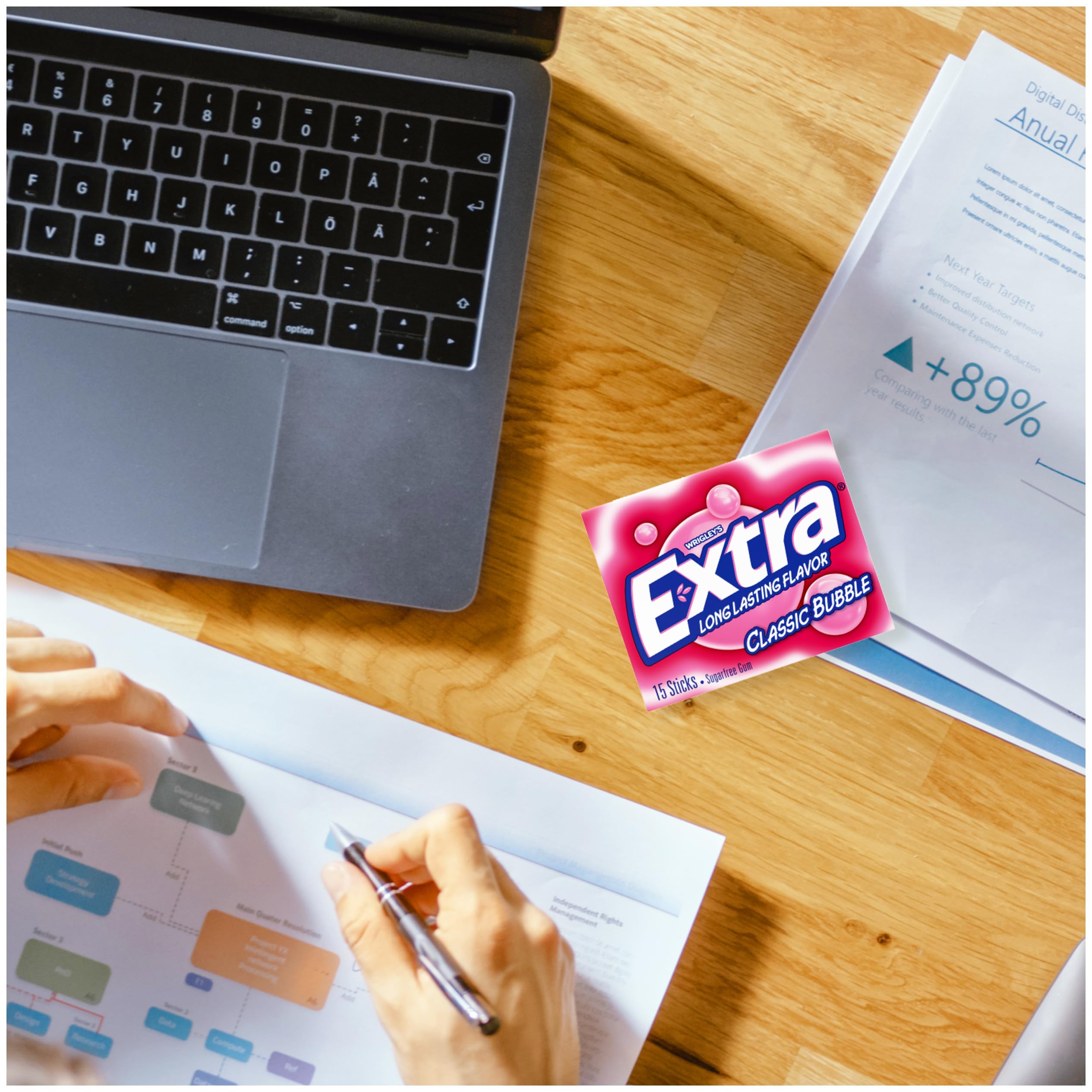 WRIGLEY'S EXTRA escena social compartiendo chicles, fomenta momentos agradables entre amigos