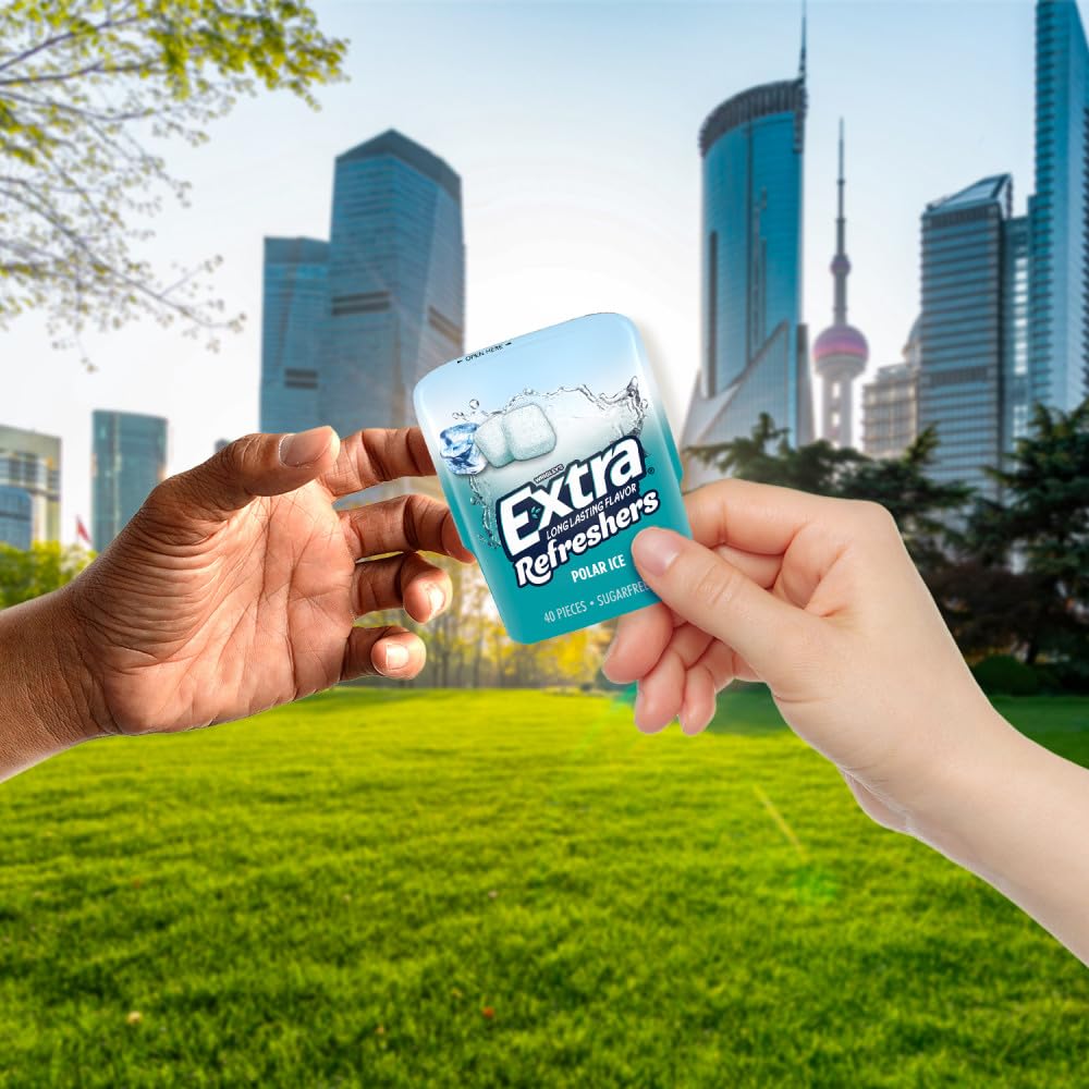 WRIGLEY'S EXTRA en ambiente de oficina mostrando frescura en reuniones