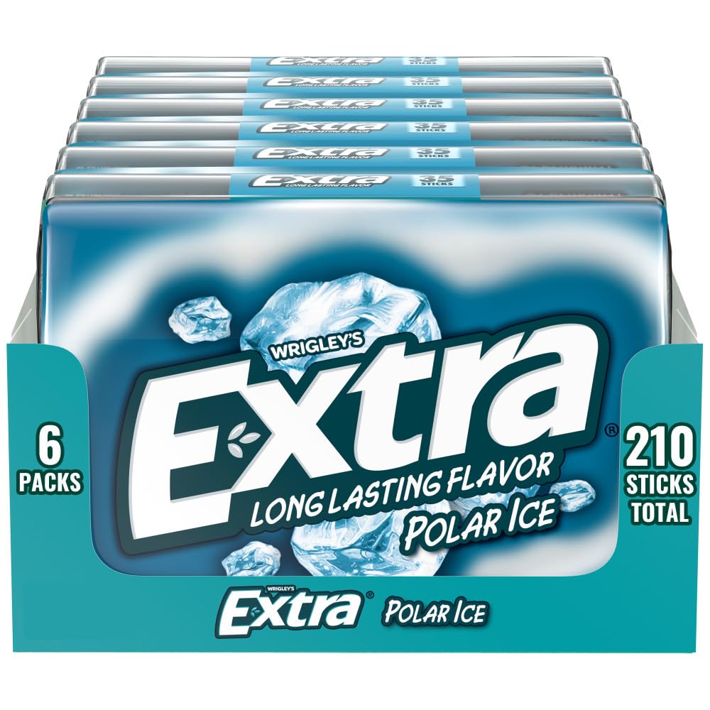 WRIGLEY'S EXTRA frontal del paquete mostrando diseño y beneficio frescura inmediata