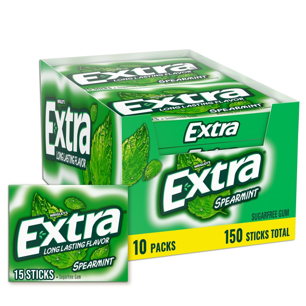 WRIGLEY'S EXTRA frente del paquete mostrando frescura y conveniencia