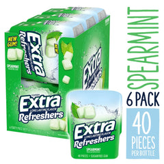 WRIGLEY'S EXTRA envase abierto mostrando las 40 piezas listo para usar