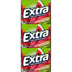 WRIGLEY'S EXTRA paquete múltiple comparado para ver tamaño y cantidad