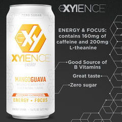 Xyience burbujas y textura carbonatada para sensación ligera