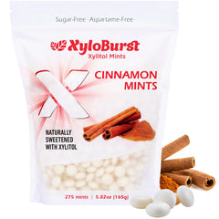 Xyloburst canela frente del empaque mostrando bolsa y marca, refresco inmediato