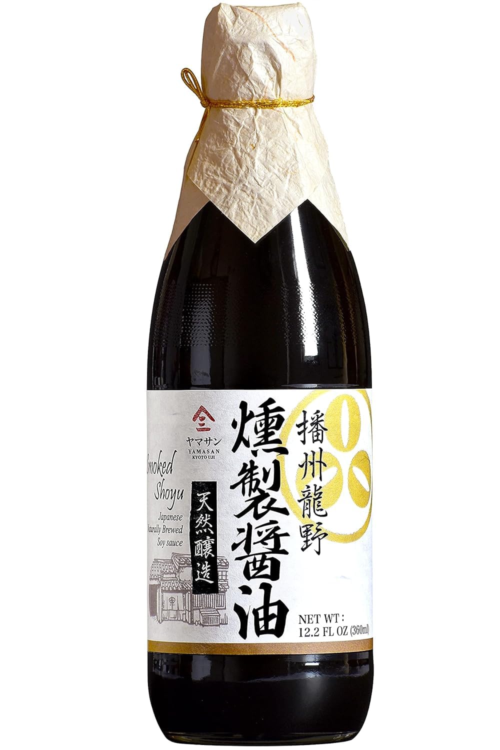 YAMASAN KYOTO UJI botella frontal mostrando etiqueta artesanal y origen