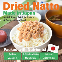 YAMASAN KYOTO UJI natto liofilizado abierto listo para rehidratar rápido