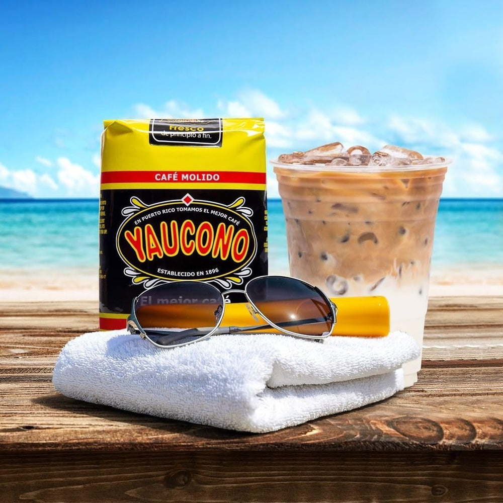 Yaucono bolsa junto a una regla para comparar tamaño práctico 14 oz