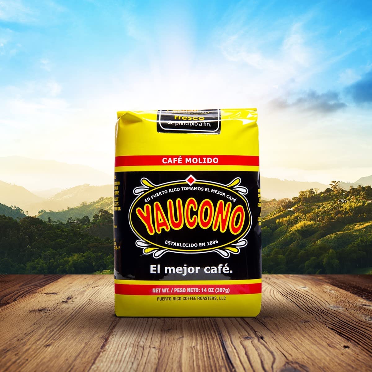 Yaucono cafetal en Puerto Rico, evoca procedencia auténtica y sostenida
