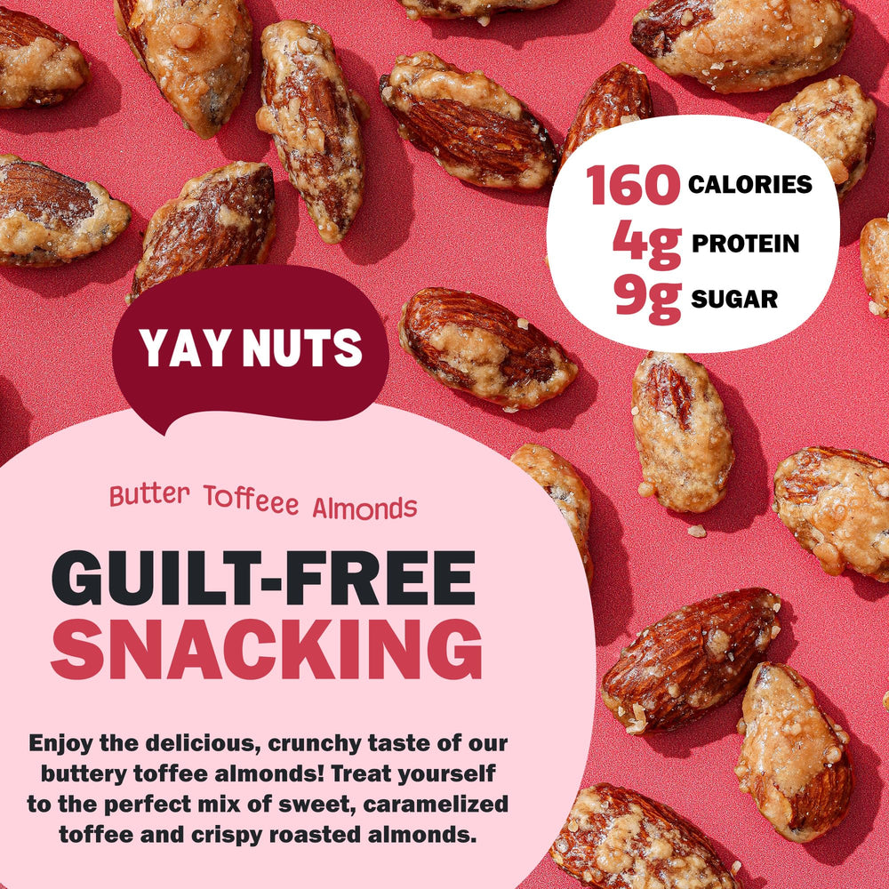 YAY NUTS bolsa abierta repleta que refleja buen valor