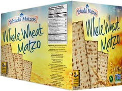 Yehuda matzo empaque frontal mostrando paquete de 5 y beneficios de calidad