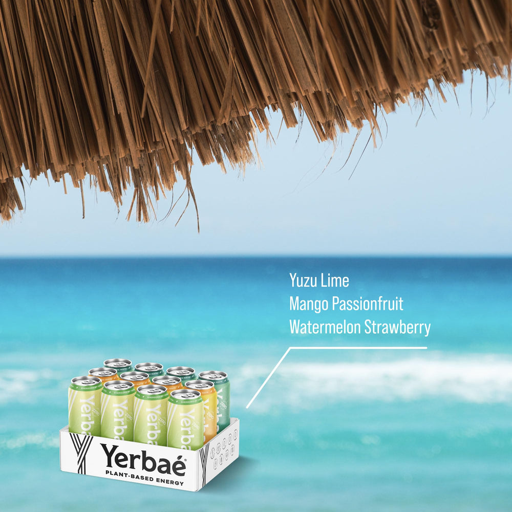 Etiqueta Yerbaé con ingredientes claros y beneficios de planta