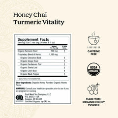 Yogi cucharada de ingredientes secos que muestra especias y botánicos