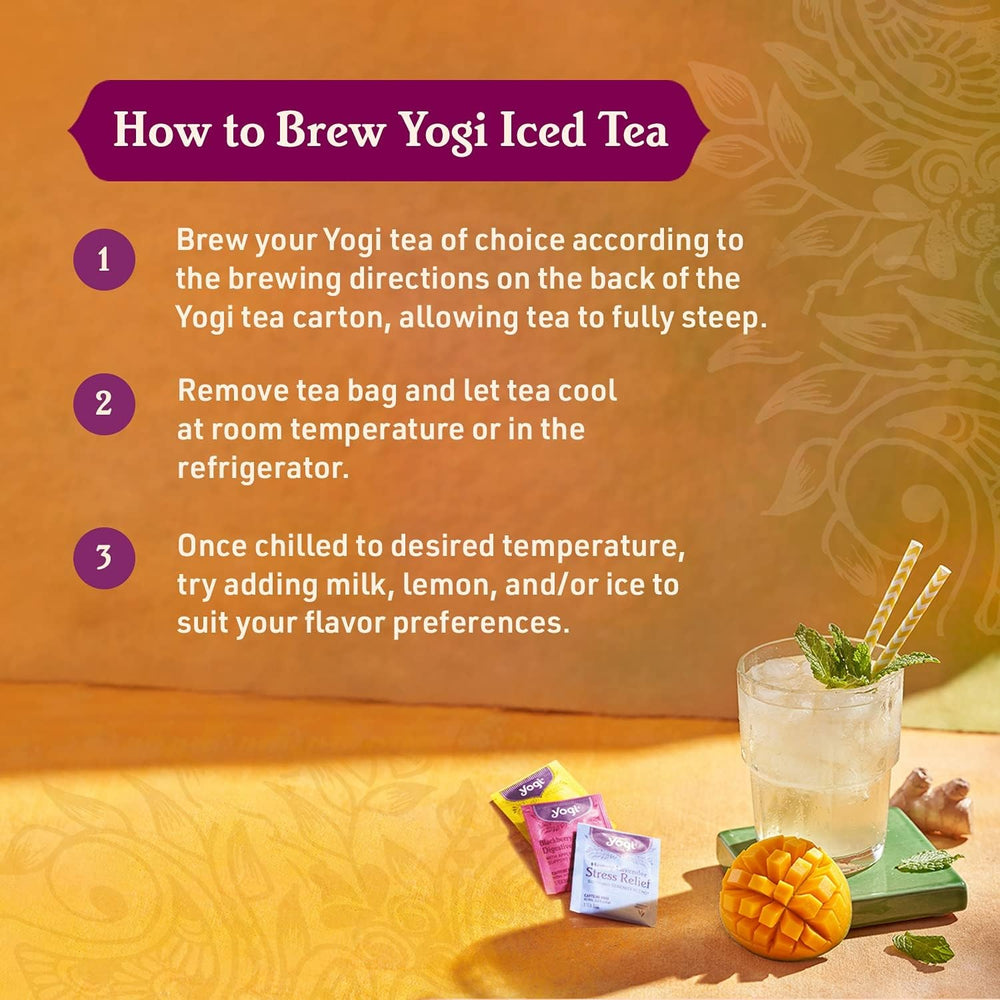 Yogi sello USDA Organic visible que respalda calidad orgánica
