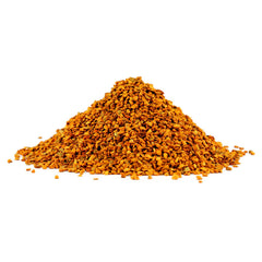 YOGI’S GIFT cucharada con trozos de cúrcuma lista para añadir sabor