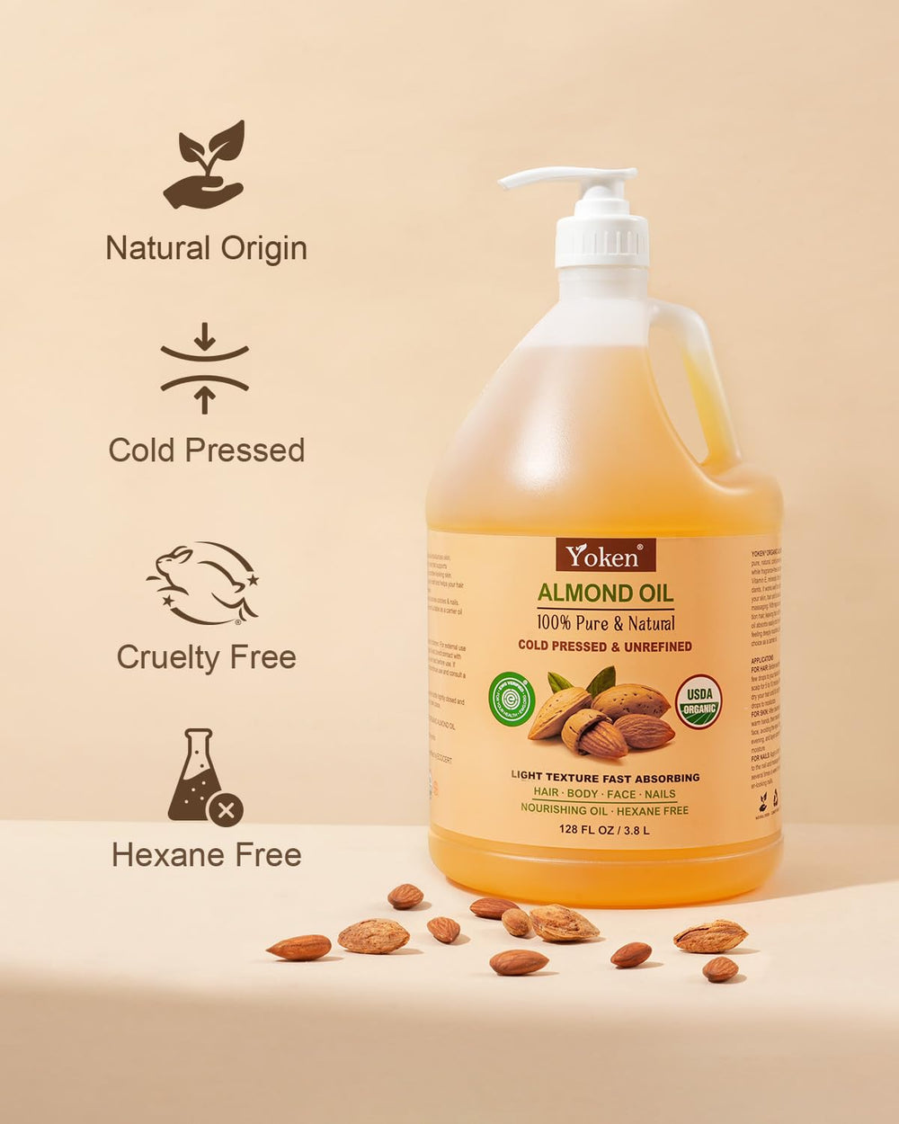 Yoken botella mezclada con aceites esenciales para formulaciones DIY