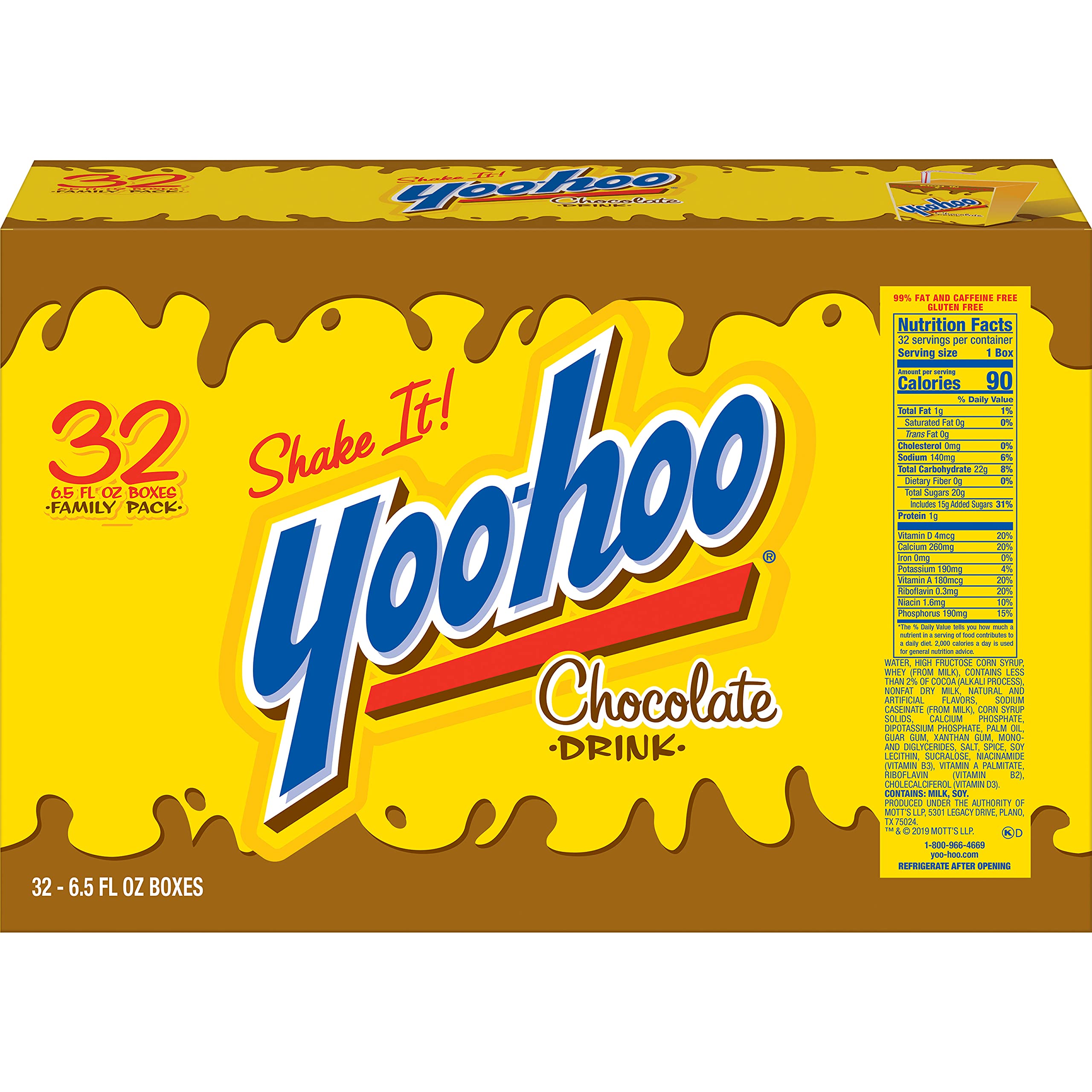 Yoo-hoo en lonchera ambientada como opción lista para llevar