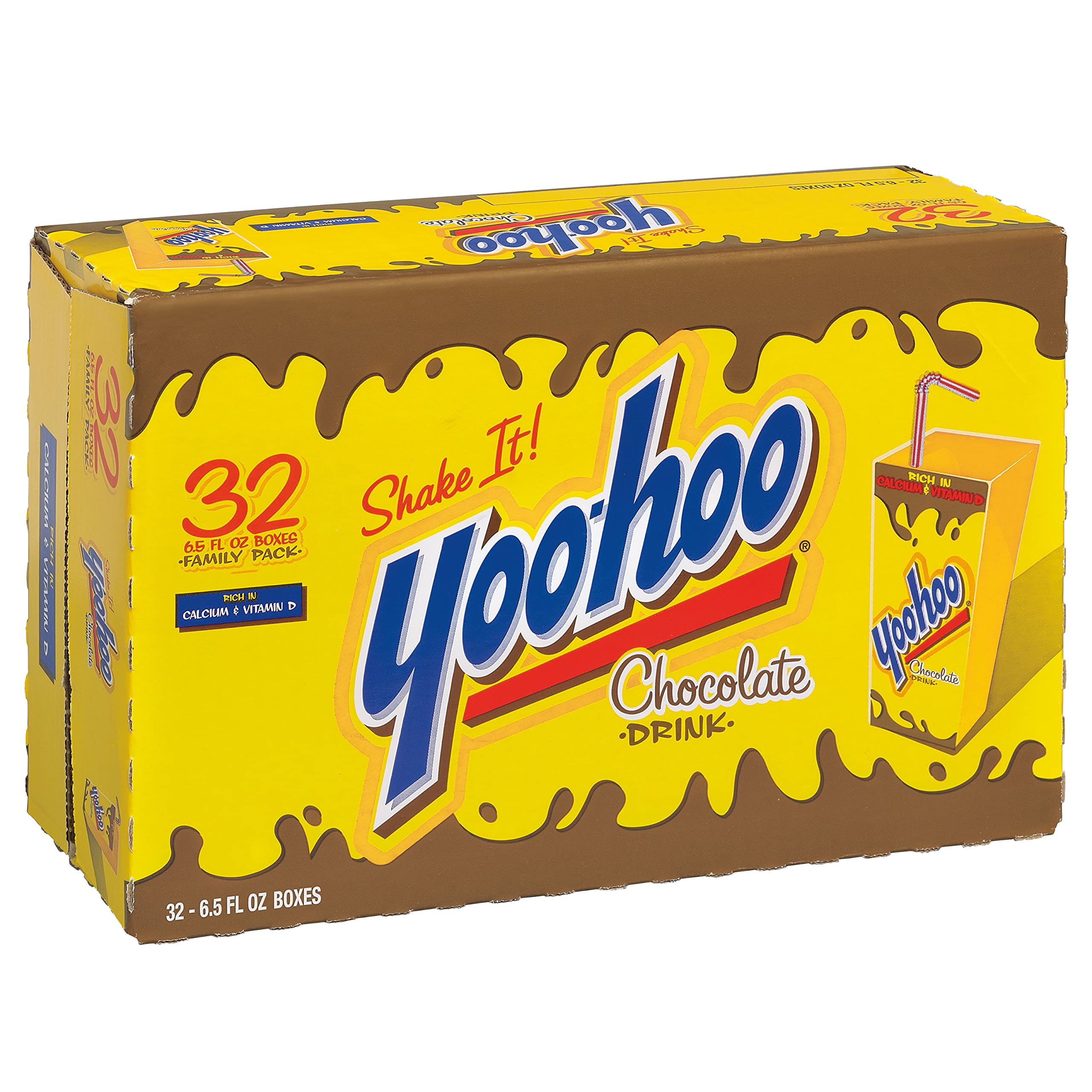 Yoo-hoo junto a galletas ilustrando maridaje para meriendas